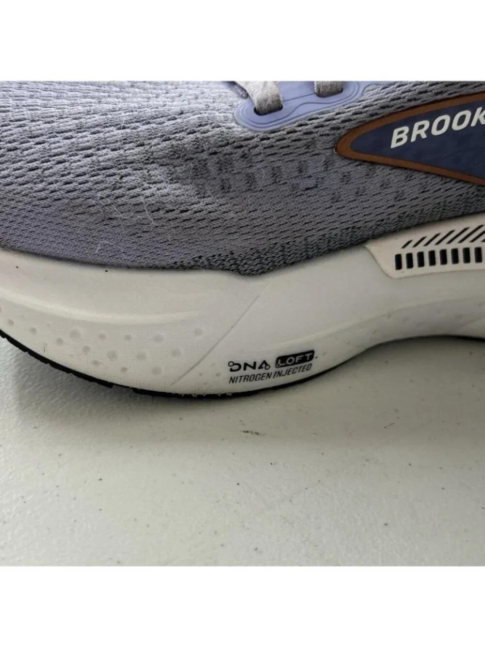 Brooks Glycerin GTS 21 Women’s Size 8.5B Lavender Black Copper Running Shoes